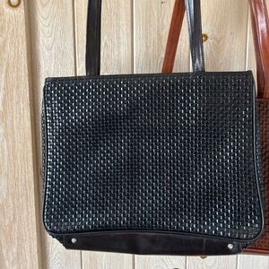 Cole Haan basket weave handbag